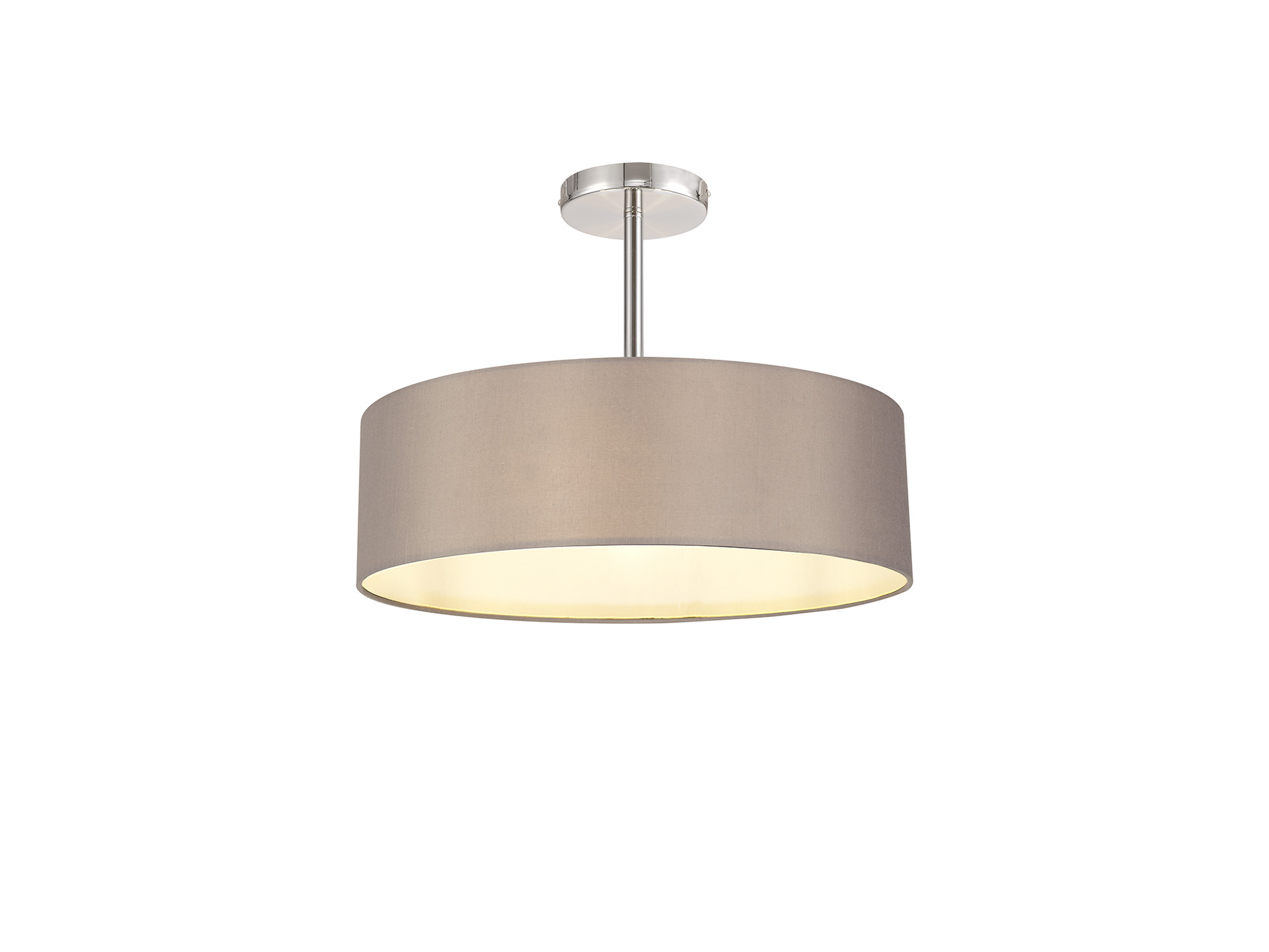 Baymont CH GR Ceiling Lights Deco Semi Flush Fittings